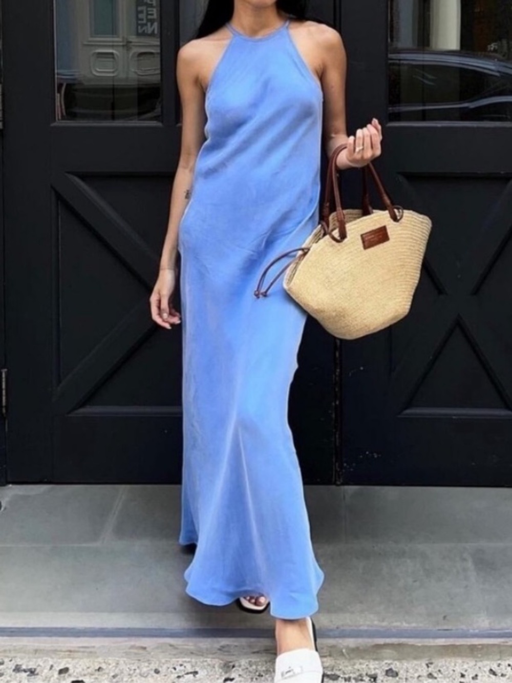 J.Crew Amber slip dress in cupro blend - size 4 - NWOT in Brilliant Ocean